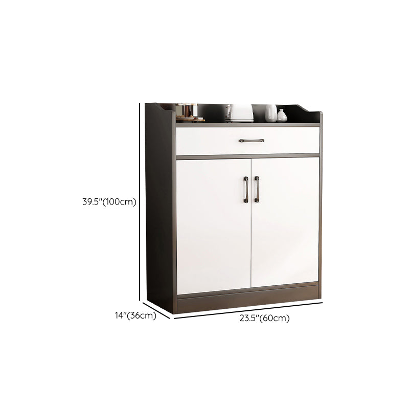 Server da pranzo in stile moderno ingegnerizzato in legno con cassetti