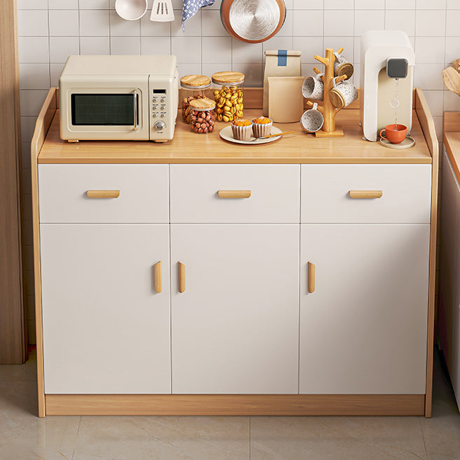 Modern Style Dining Server Engineered Wood Living Room Server with Doors Clearhalo 'buffet_sideboard' 'Buffets & Sideboards' 'furn' 'furn_buffet_sideboard' 'Furniture' 'Kitchen & Dining Furniture' 7213175