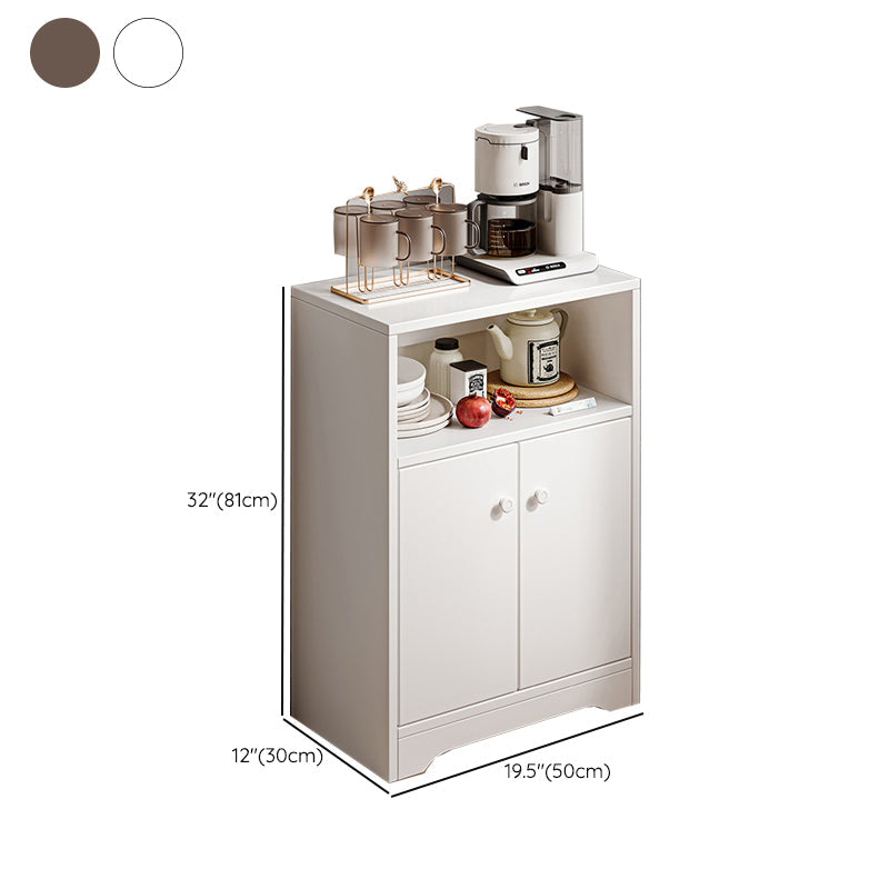 Contemporary Style Server Engineered Wood Side Board for Living Room Clearhalo 'buffet_sideboard' 'Buffets & Sideboards' 'furn' 'furn_buffet_sideboard' 'Furniture' 'Kitchen & Dining Furniture' 7213230