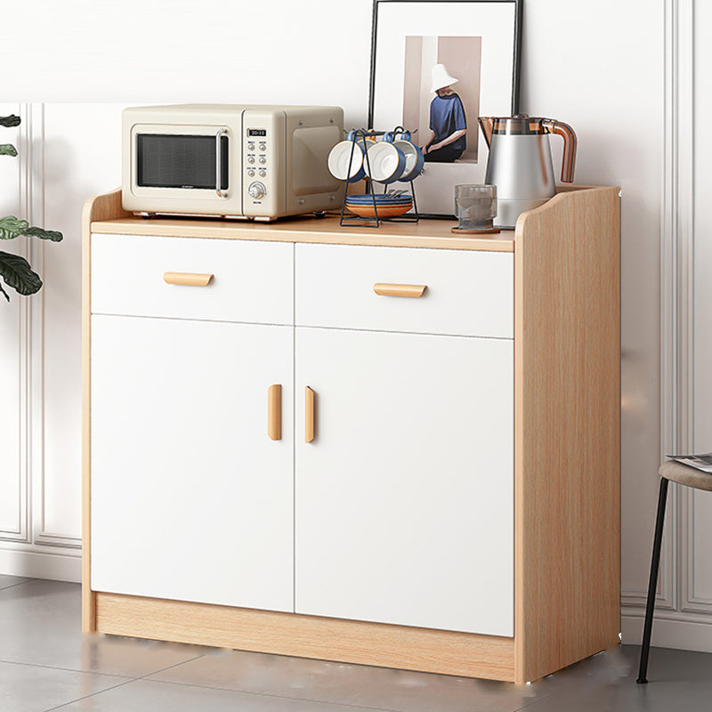 Server in stile contemporaneo ingegnerizzato il server di pranzo in legno con cassetto e archiviazione