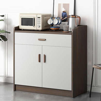 Server in stile contemporaneo ingegnerizzato il server di pranzo in legno con cassetto e archiviazione