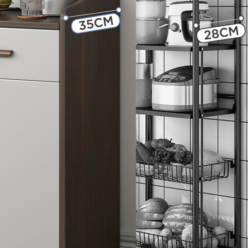 Server in stile contemporaneo ingegnerizzato il server di pranzo in legno con cassetto e archiviazione