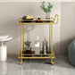 Modern Style Open Storage Kitchen Trolley Rectangular Dining Room Prep Table
