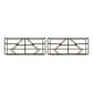 Modern Simple Wine Rack Iron Shelf Wall Mounted Wine Rack for Bar Black 2 Piece Set Clearhalo 'furn' 'furn_wine_racks' 'Furniture' 'Kitchen & Dining Furniture' 'Wine Racks' 'wine_racks' 7213509