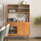 Stile moderno a buffet da pranzo a buffet in legno solido server buffet con 4-disegno