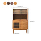 Stile moderno a buffet da pranzo a buffet in legno solido server buffet con 4-disegno