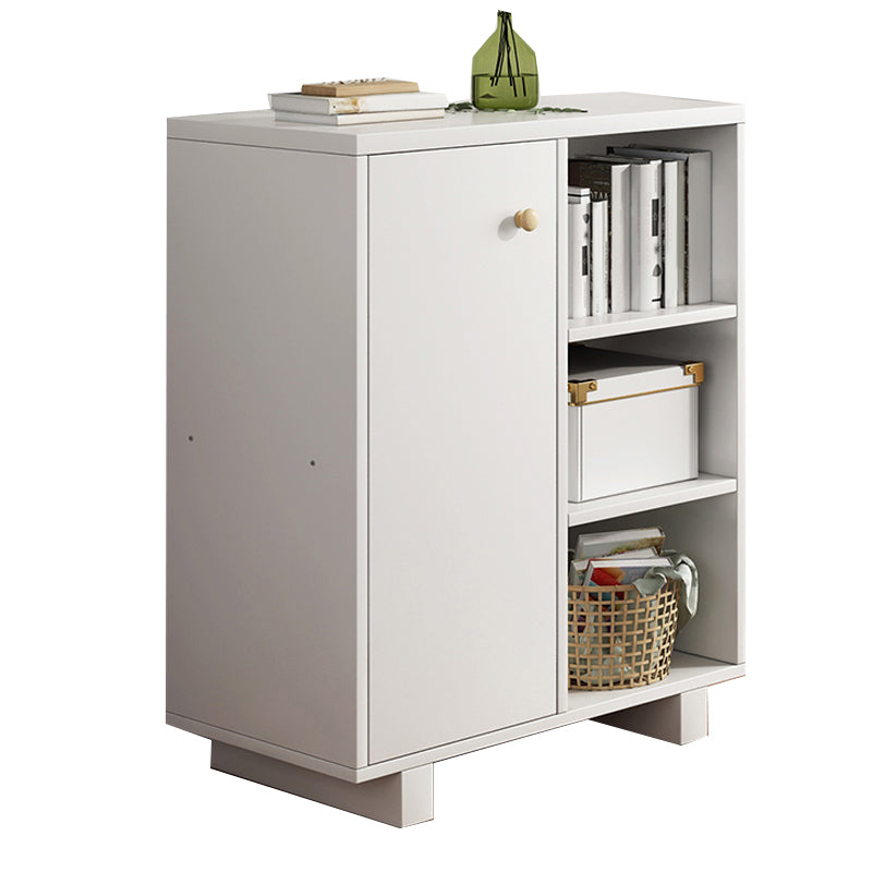 Modern Style Dining Server Engineered Wood Server with Open Storage 24"L x 12"W x 31"H White 2 Clearhalo 'buffet_sideboard' 'Buffets & Sideboards' 'furn' 'furn_buffet_sideboard' 'Furniture' 'Kitchen & Dining Furniture' 7213725