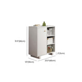 Modern Style Dining Server Engineered Wood Server with Open Storage Clearhalo 'buffet_sideboard' 'Buffets & Sideboards' 'furn' 'furn_buffet_sideboard' 'Furniture' 'Kitchen & Dining Furniture' 7213757