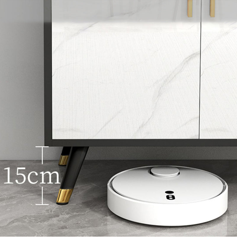 Sideboard di pietra moderna 1 cassetto cassetto cassetto con ripiani regolabili