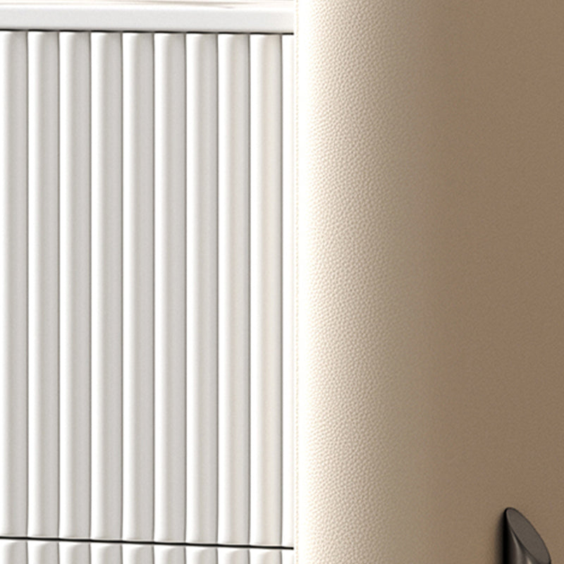 Accento moderno tavolo da comodino stoccaggio del comodino in pietra con gambe