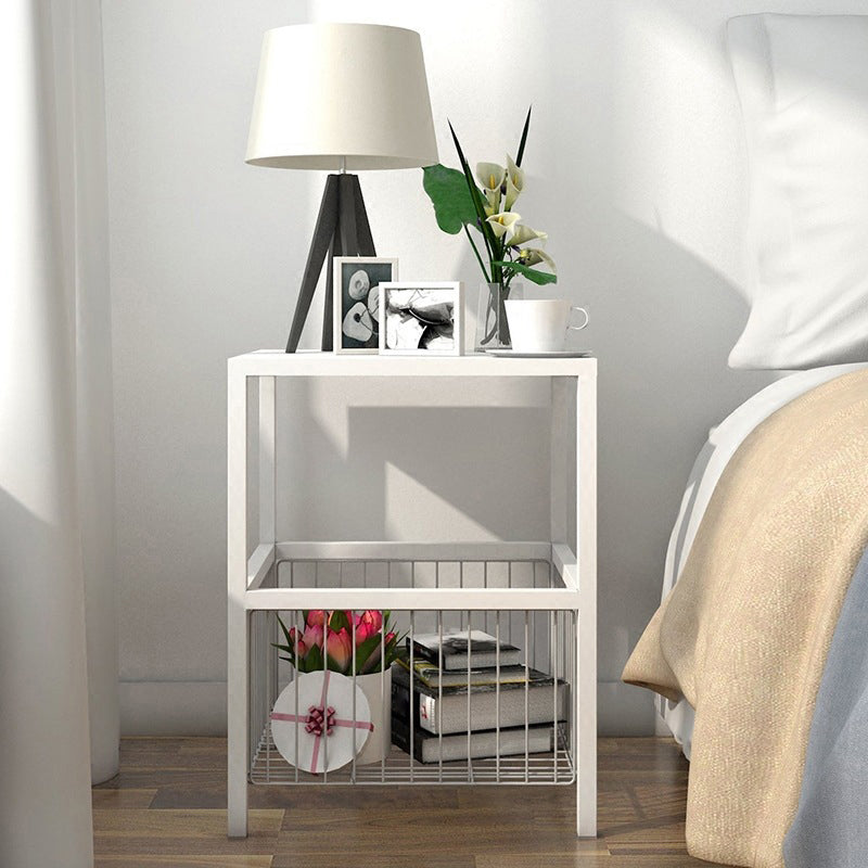 Open Storage Bed Nightstand Contemporary Night Table for Bedroom Clearhalo 'Bedroom Furniture' 'furn' 'furn_night_stand' 'Furniture' 'night_stand' 'Nightstands' 7216703