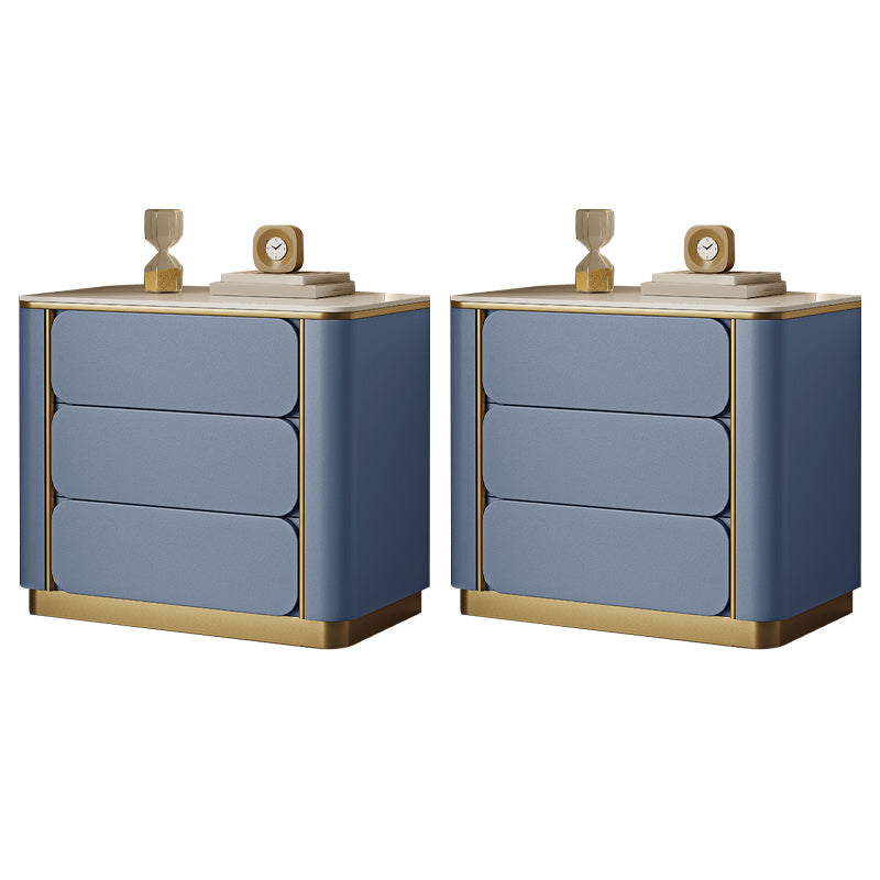 Stein am Nachtschrank Klassiker Glambett Nachttisch mit 3 Schubladen