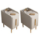 Stone Bedside Cabinet Classic Glam Bed Nightstand with Drawers Off-White 2 Piece Set Clearhalo 'Bedroom Furniture' 'furn' 'furn_night_stand' 'Furniture' 'night_stand' 'Nightstands' 7216819