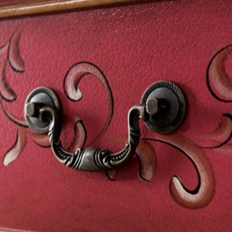 Tocador vertical tradicional almacenamiento de madera de soltero para dormitorio