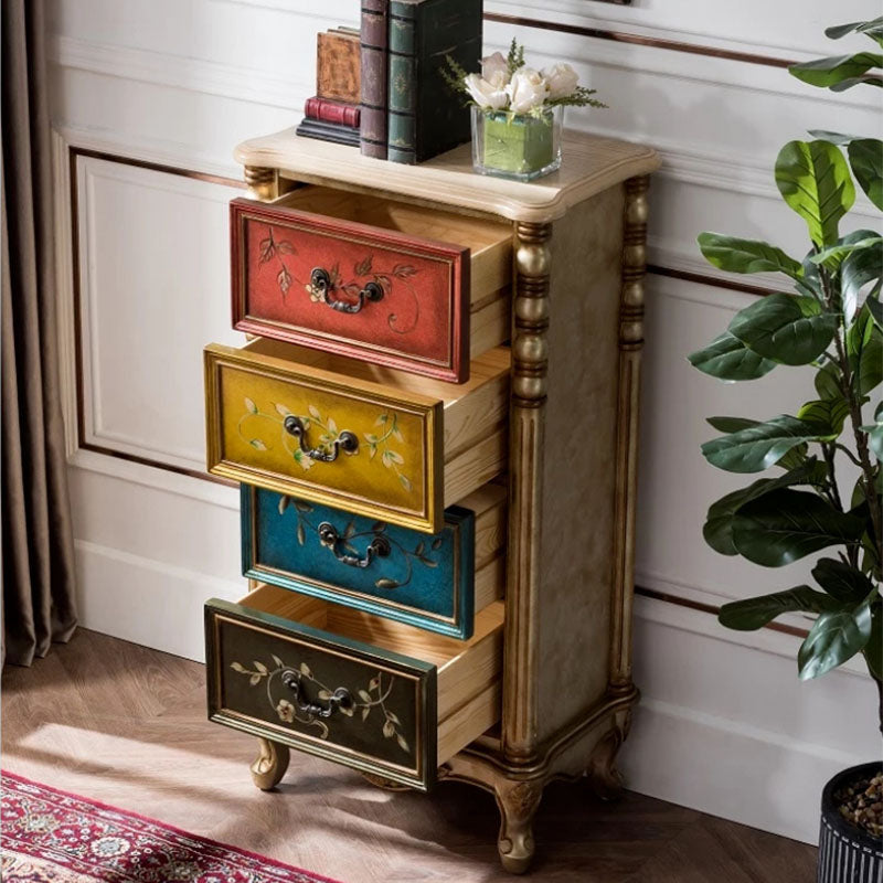 Traditional Vertical Lingerie Chest Rubber Wood Storage Bachelor Chest for Bedroom Clearhalo 'Bedroom Furniture' 'Dressers & Chests' 'dressers_chests' 'furn' 'furn_dressers_chests' 'Furniture' 7216850