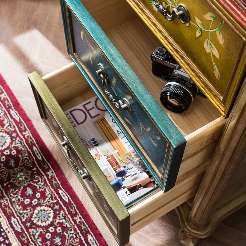 Traditional Vertical Lingerie Chest Rubber Wood Storage Bachelor Chest for Bedroom Clearhalo 'Bedroom Furniture' 'Dressers & Chests' 'dressers_chests' 'furn' 'furn_dressers_chests' 'Furniture' 7216864