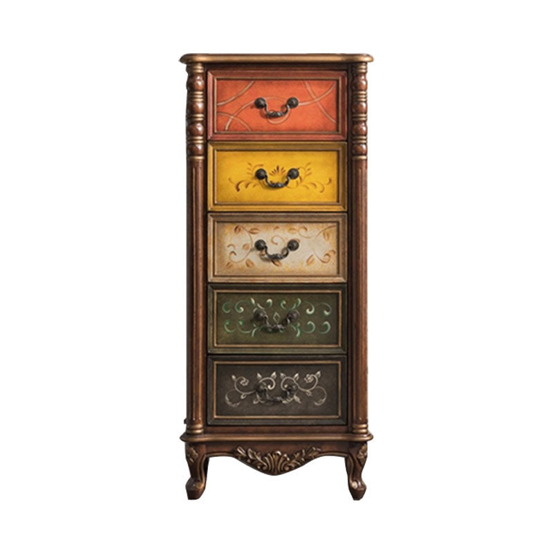 Traditional Vertical Lingerie Chest Rubber Wood Storage Bachelor Chest for Bedroom Clearhalo 'Bedroom Furniture' 'Dressers & Chests' 'dressers_chests' 'furn' 'furn_dressers_chests' 'Furniture' 7216865