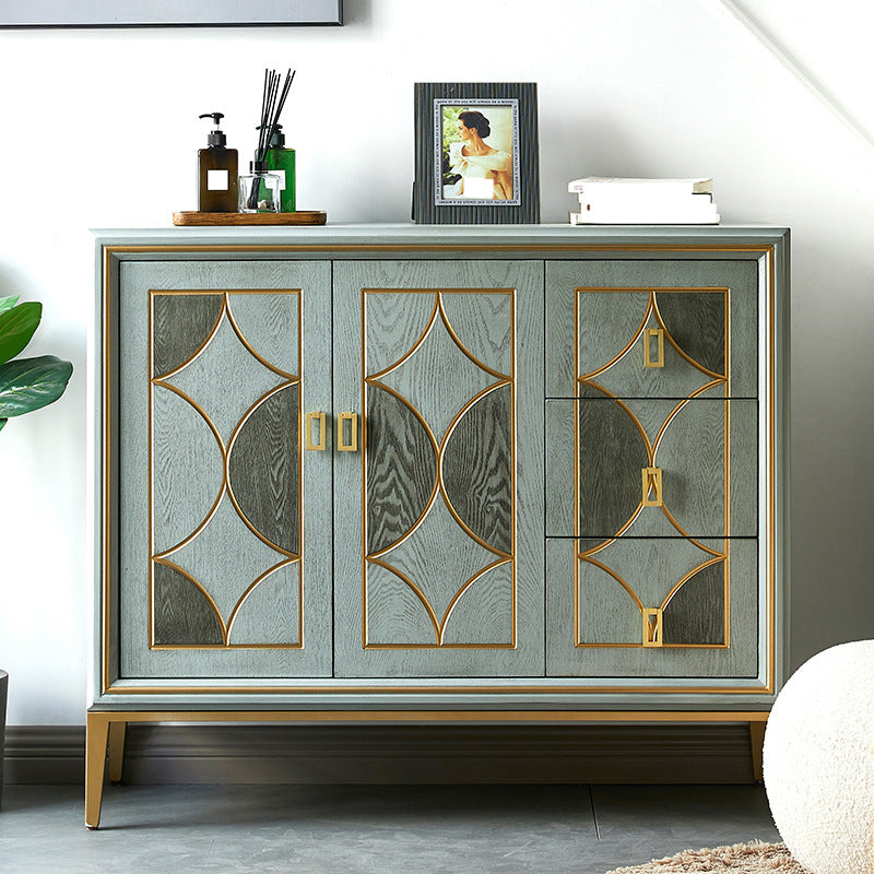 Classic Glam Combo Dresser Wood Horizontal Storage Chest Dresser for Bedroom Clearhalo 'Bedroom Furniture' 'Dressers & Chests' 'dressers_chests' 'furn' 'furn_dressers_chests' 'Furniture' 7216948