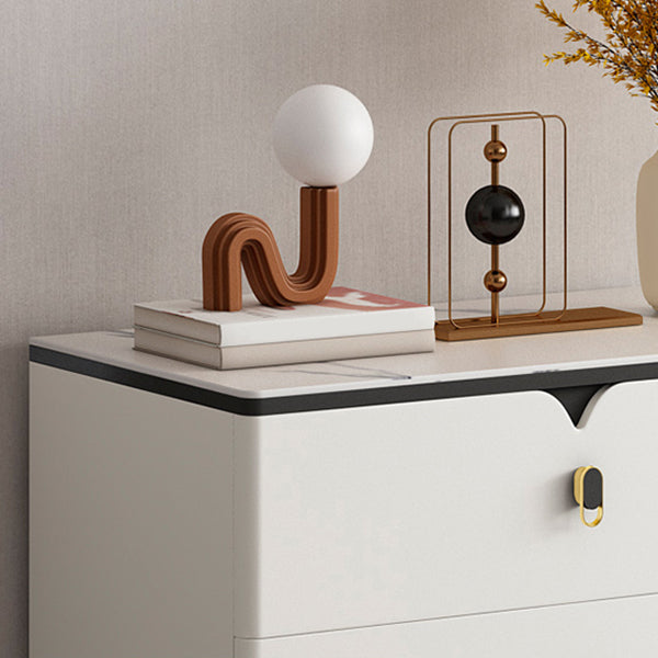 Contemporary Storage Chest Stone Dresser with 3/4/5/6/8 Drawers , 15.6 Inch Width Clearhalo 'Bedroom Furniture' 'Dressers & Chests' 'dressers_chests' 'furn' 'furn_dressers_chests' 'Furniture' 7216988