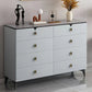 Contemporary Storage Chest Stone Dresser with 3/4/5/6/8 Drawers , 15.6 Inch Width 59"L x 16"W x 37"H Light Gray Clearhalo 'Bedroom Furniture' 'Dressers & Chests' 'dressers_chests' 'furn' 'furn_dressers_chests' 'Furniture' 7216989