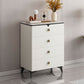 Contemporary Storage Chest Stone Dresser with 3/4/5/6/8 Drawers , 15.6 Inch Width 24"L x 16"W x 37"H White Clearhalo 'Bedroom Furniture' 'Dressers & Chests' 'dressers_chests' 'furn' 'furn_dressers_chests' 'Furniture' 7216990