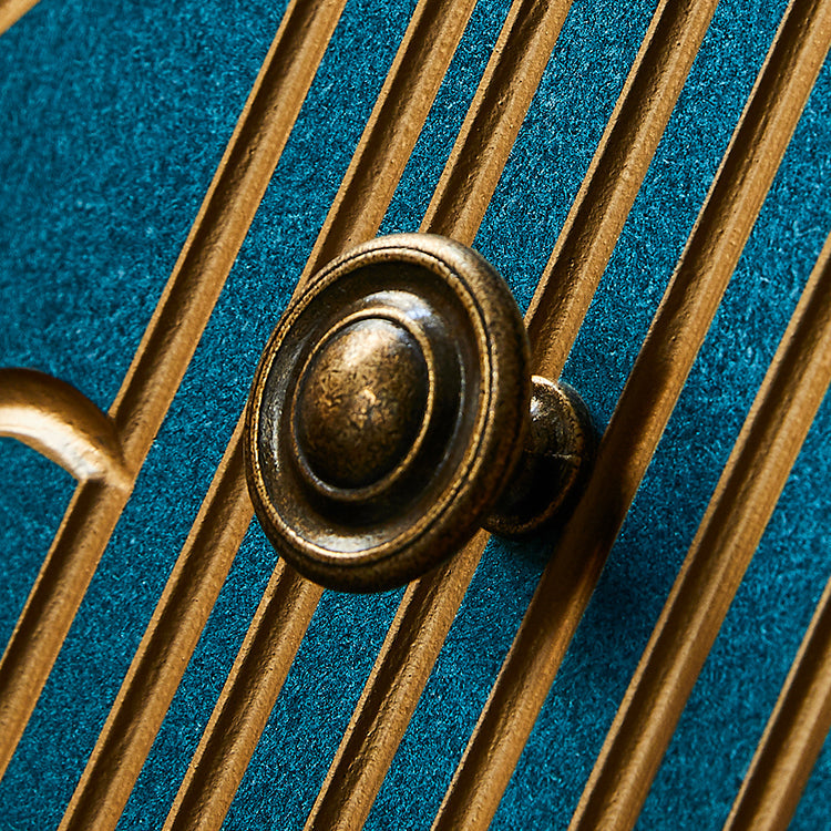 Klassiek Glam opbergkist massief houten dressoir, 15,21 inch breed