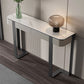 Tabella della console rettangolare moderna Tabella di divano console in grigio/oro