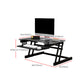 Modern Black Office Desk Height Adjustable Writing Desk for Home Office