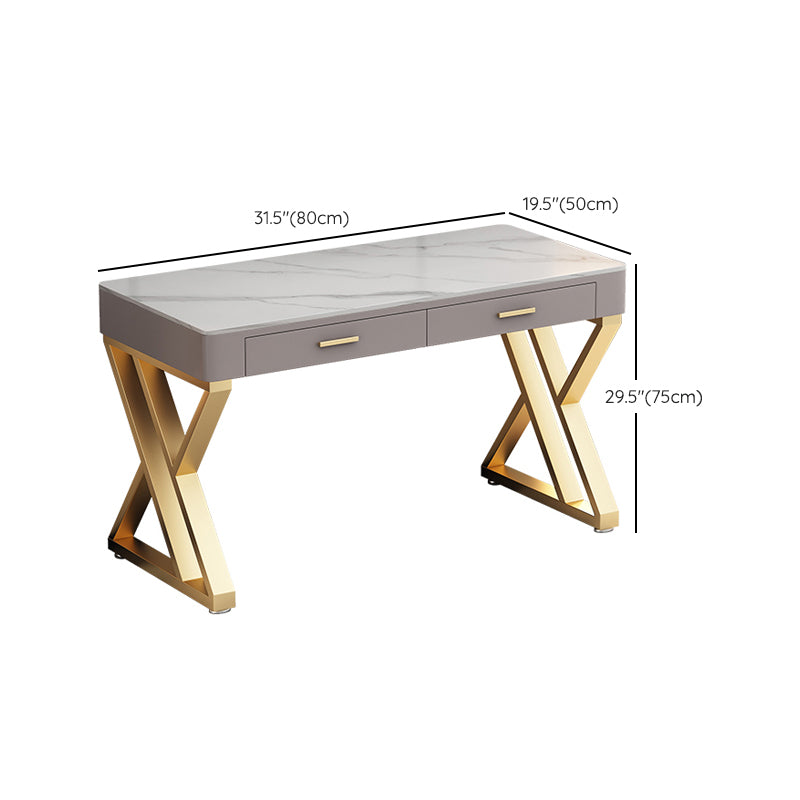 Escritorio de oficina rectangular glamor