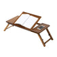 Contemporary Folding Writing Desk Wood Office Desk for Office 35"L x 14"W x 14"H Brown Clearhalo 'furn' 'furn_office_desk' 'Furniture' 'Office Desks' 'Office Furniture' 'office_desk' 7217371