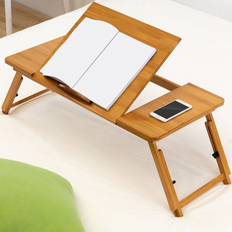 Contemporary Folding Writing Desk Wood Office Desk for Office 35"L x 14"W x 14"H Natural Clearhalo 'furn' 'furn_office_desk' 'Furniture' 'Office Desks' 'Office Furniture' 'office_desk' 7217375