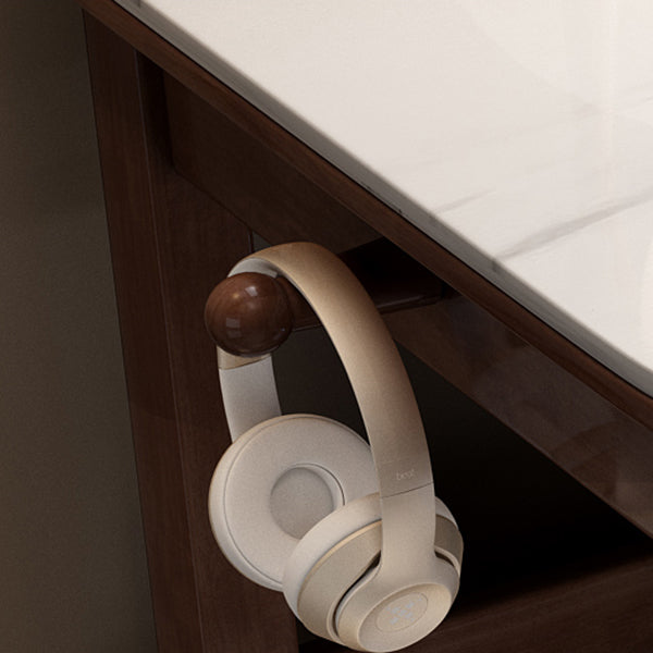 Escritorio de tareas de piedra de forma rectangular 4 patas de escritura de escritura para el hogar