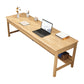 Wooden Office Desk Modern Rectangle H-Shape Base Writing Desk for Bedroom Clearhalo 'furn' 'furn_office_desk' 'Furniture' 'Office Desks' 'Office Furniture' 'office_desk' 7217455