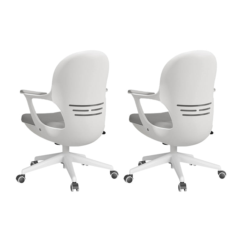 Armas fijas Silla de oficina sin angustia Silla de escritorio de altura de asiento ajustable ajustable