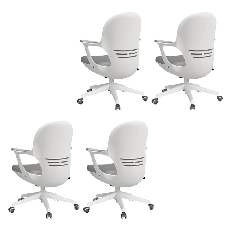 Armas fijas Silla de oficina sin angustia Silla de escritorio de altura de asiento ajustable ajustable