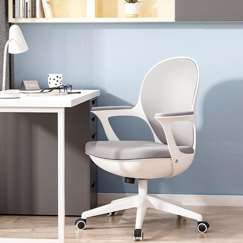 Armas fijas Silla de oficina sin angustia Silla de escritorio de altura de asiento ajustable ajustable