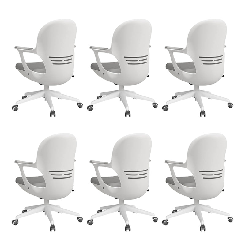 Armas fijas Silla de oficina sin angustia Silla de escritorio de altura de asiento ajustable ajustable