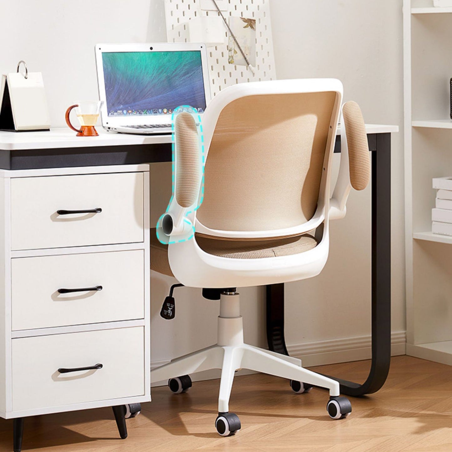Modern Removable Arms Chair Tilt Mechanism No Distressing Ergonomic Desk Chair Clearhalo 'furn' 'furn_office_chair' 'Furniture' 'Office Chairs' 'Office Furniture' 'office_chair' 7217585