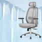 Removable Arms Office Chair Modern No Distressing Ergonomic Desk Chair with Wheels Grey 1 Piece Clearhalo 'furn' 'furn_office_chair' 'Furniture' 'Office Chairs' 'Office Furniture' 'office_chair' 7217615