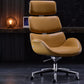 Armless Modern Office Chair Leather Tilt Mechanism No Distressing Ergonomic Desk Chair