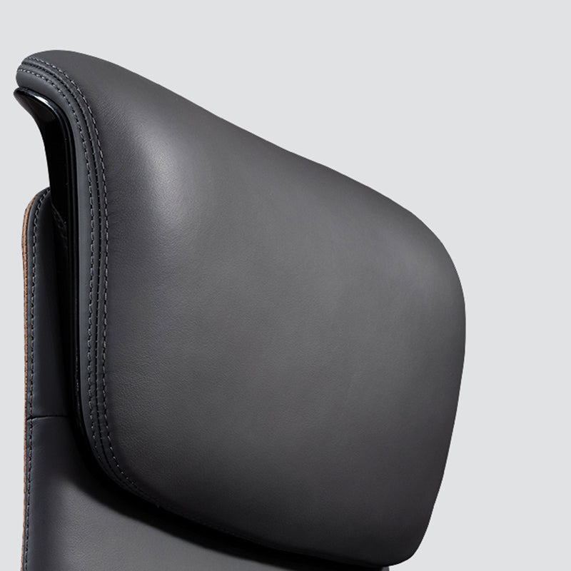 Moderner Bürostuhl Leder Neigungsmechanismus ohne belastende ergonomische Stuhl mit Rädern