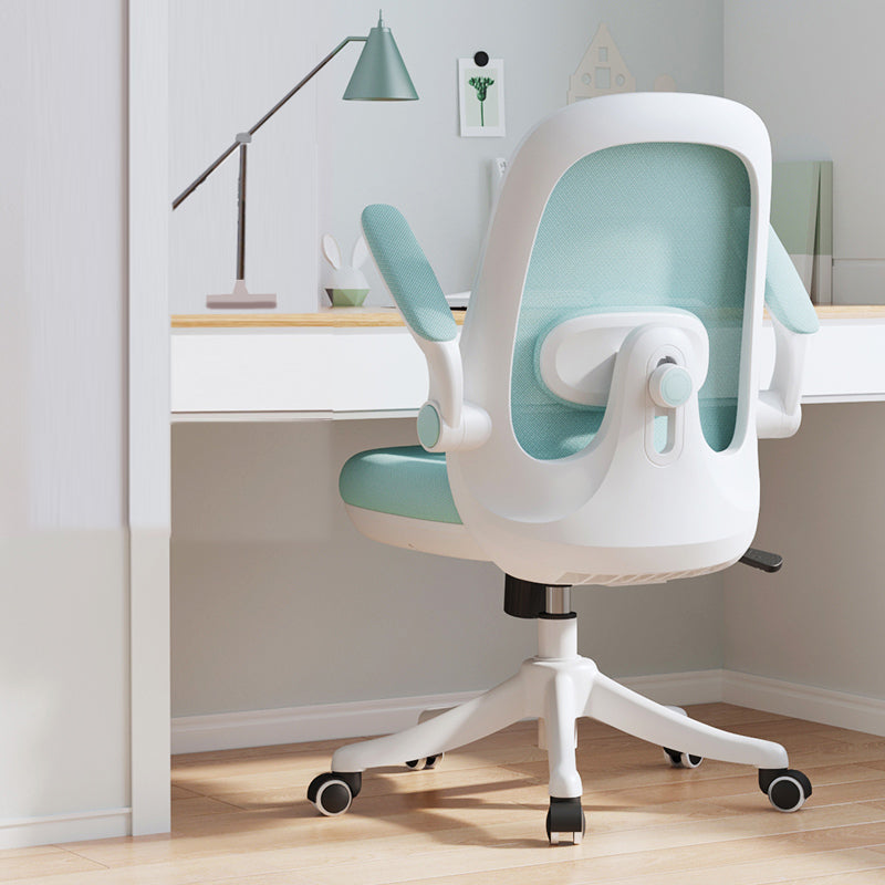 Chaise pivotante moderne chaise de back office en mailles réglables avec roues