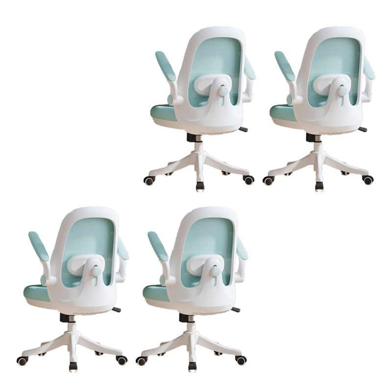 Chaise pivotante moderne chaise de back office en mailles réglables avec roues