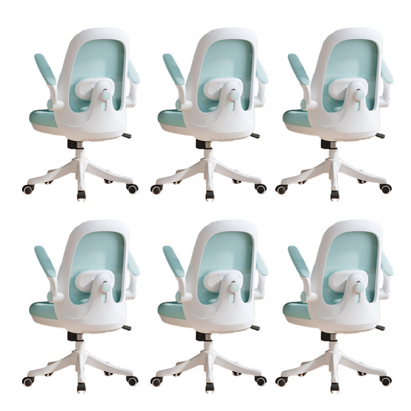 Chaise pivotante moderne chaise de back office en mailles réglables avec roues