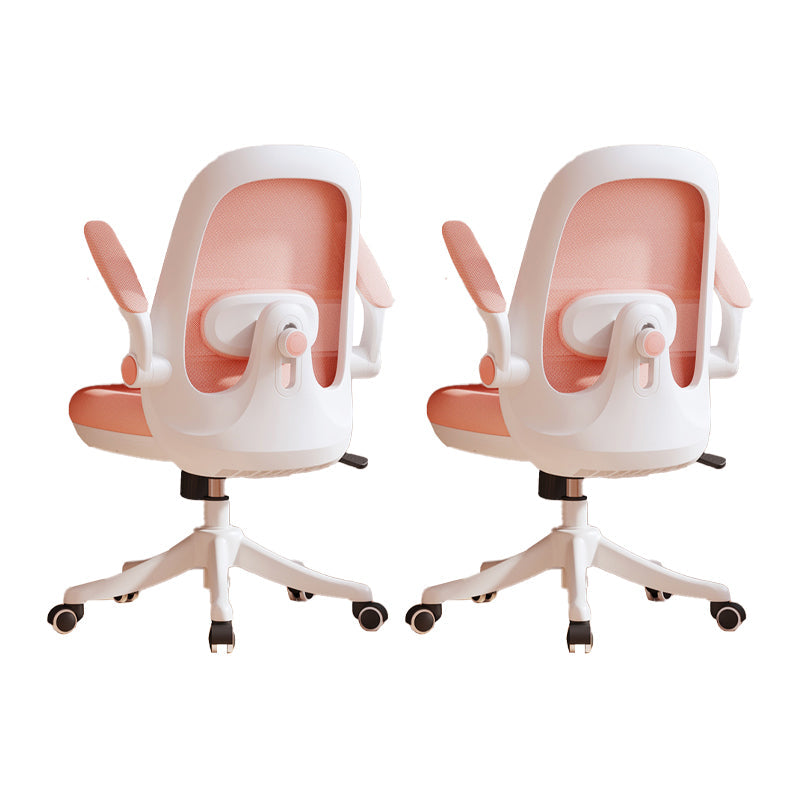 Chaise pivotante moderne chaise de back office en mailles réglables avec roues