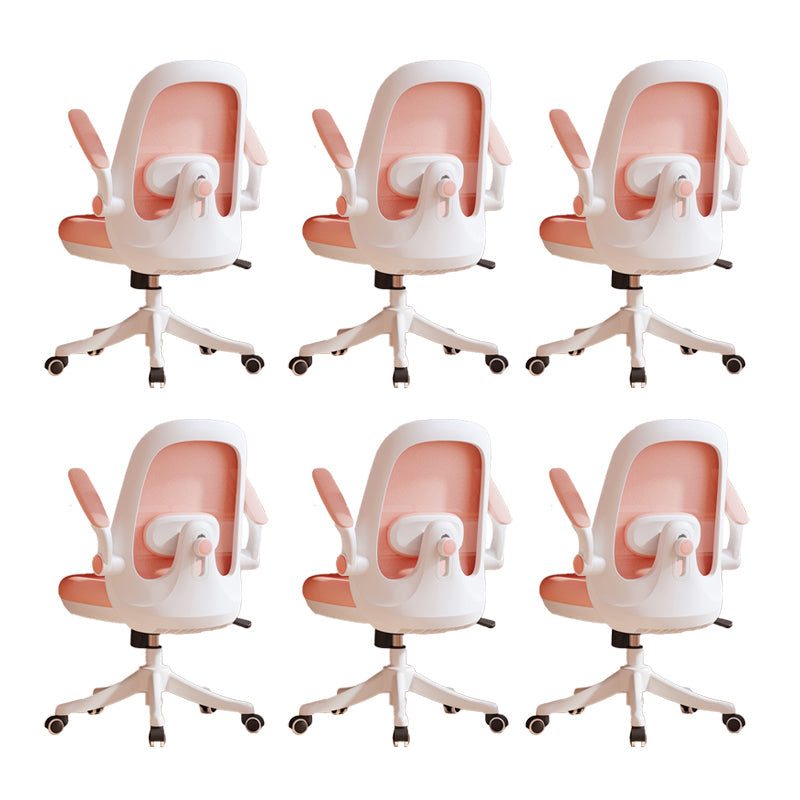 Chaise pivotante moderne chaise de back office en mailles réglables avec roues