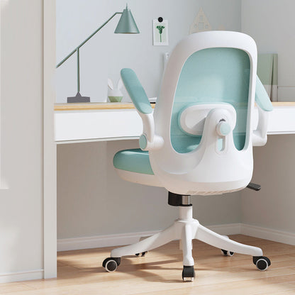 Chaise pivotante moderne chaise de back office en mailles réglables avec roues