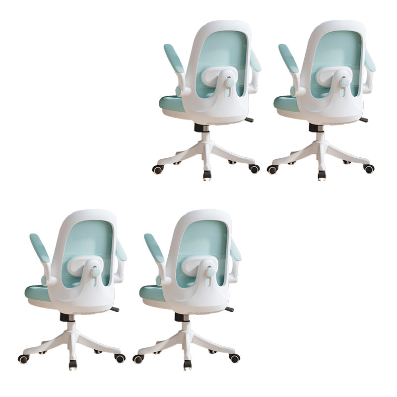 Chaise pivotante moderne chaise de back office en mailles réglables avec roues