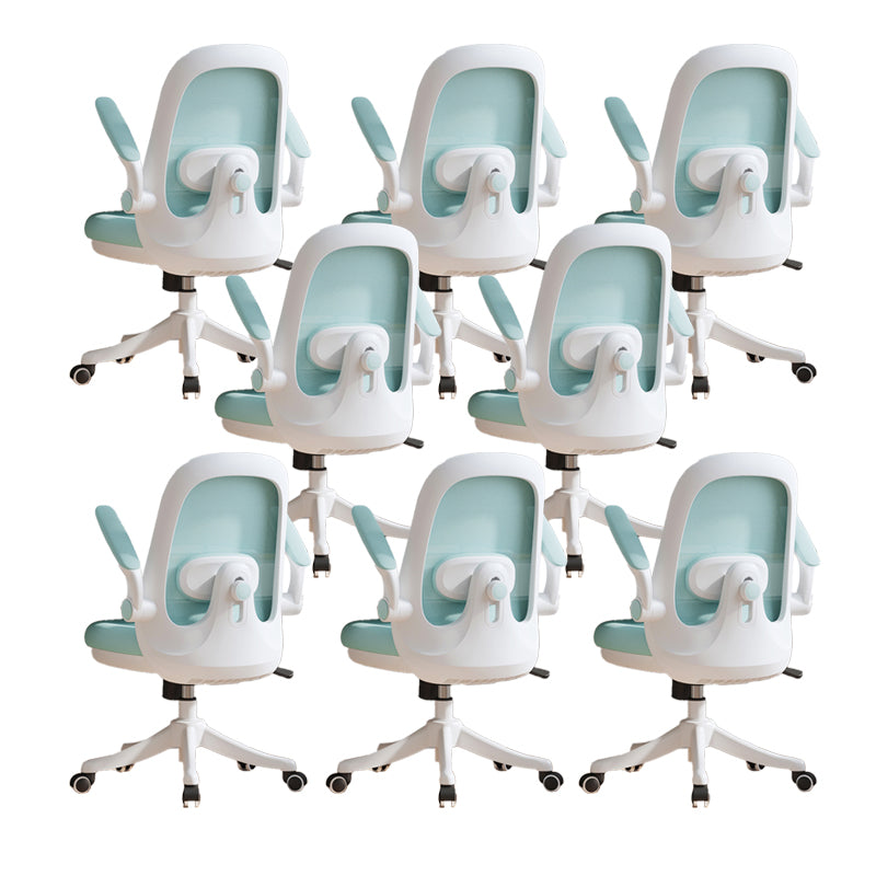 Chaise pivotante moderne chaise de back office en mailles réglables avec roues