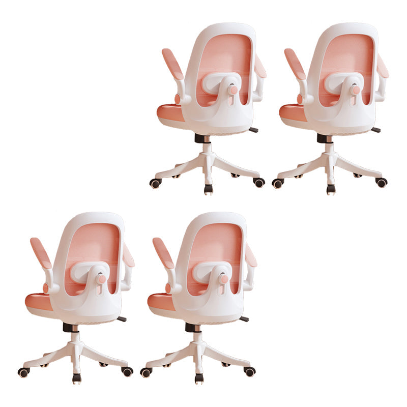 Chaise pivotante moderne chaise de back office en mailles réglables avec roues